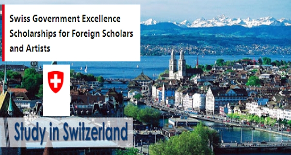 Swiss Government Excellence Scholarships 2021-2022 for Foreign Scholars