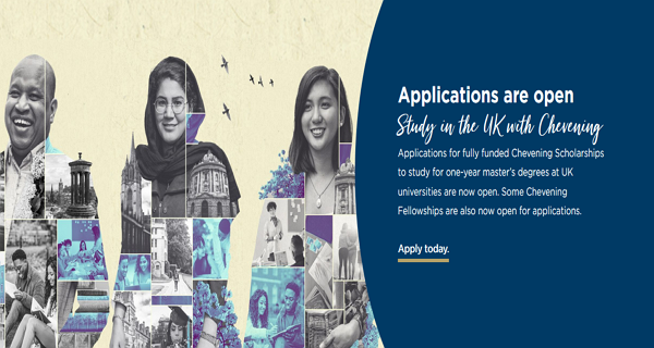 Chevening Scholarships 2022/2023 for International Students to Study in UK [Fully Funded]